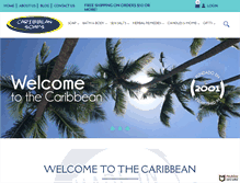 Tablet Screenshot of caribbeansoaps.com